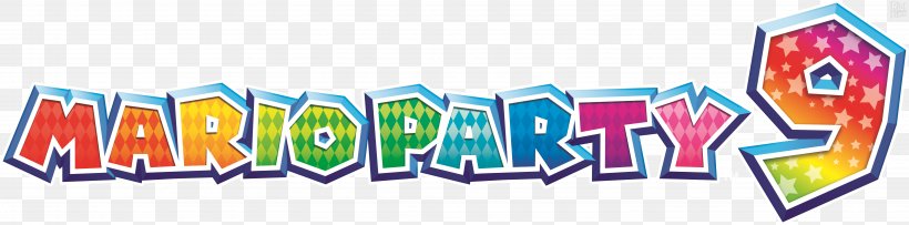 Mario Party 8 Mario Party 9 Logo Wii Font, PNG, 6303x1565px, Mario Party 8, Advertising, Area, Banner, Brand Download Free