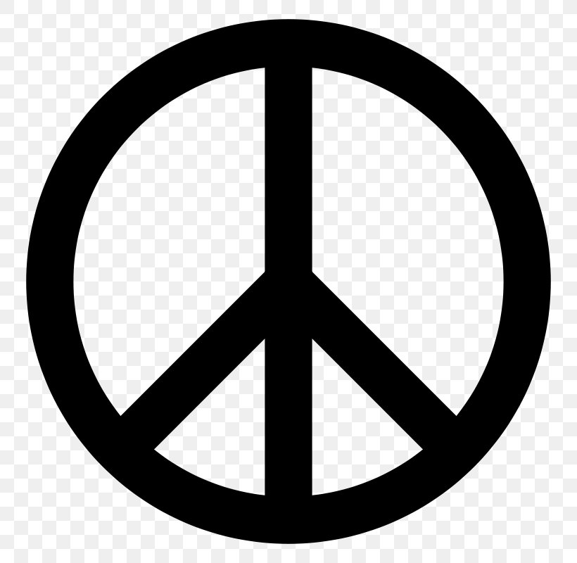 Peace Symbols Clip Art, PNG, 800x800px, Peace Symbols, Area, Black And White, Miscellaneous Symbols, Peace Download Free