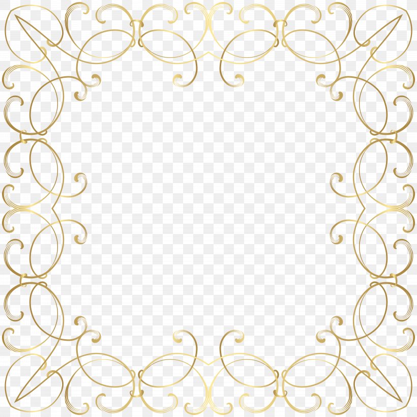Picture Frames Decorative Arts Floral Design, PNG, 8000x8000px, Picture Frames, Area, Black And White, Border, Commandline Interface Download Free