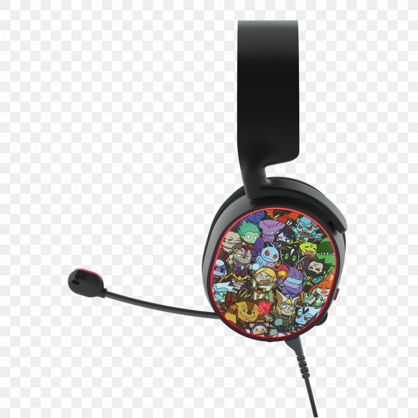 Dota 2 Microphone SteelSeries Headphones PlayStation 4, PNG, 1200x1200px, 71 Surround Sound, Dota 2, Audio, Audio Equipment, Electronic Device Download Free