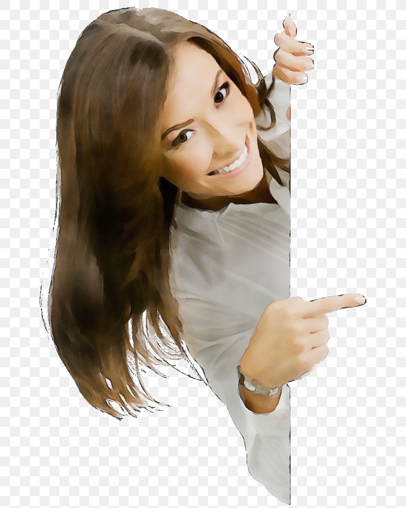 Hair Hairstyle Gesture Long Hair Brown Hair, PNG, 673x1024px, Watercolor, Black Hair, Brown Hair, Finger, Gesture Download Free