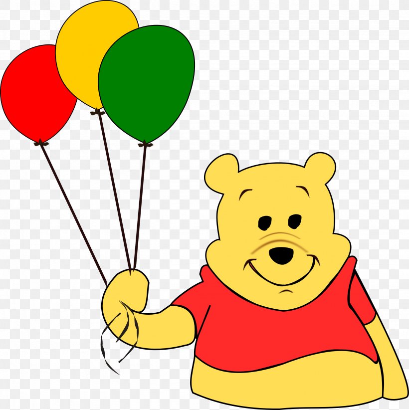 Winnie-the-Pooh Cartoon Drawing Clip Art, PNG, 2456x2462px, Winniethepooh, Area, Artwork, Balloon, Cartoon Download Free