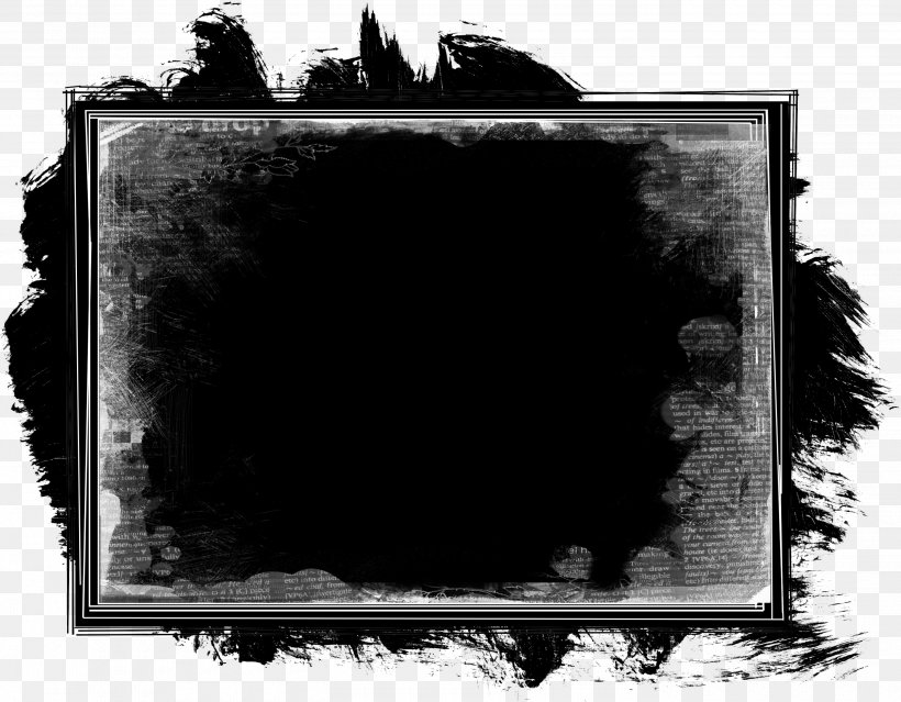 Black And White Multimedia Picture Frame, PNG, 2800x2183px, Black And White, Black, Computer, Computer Monitor, Media Download Free
