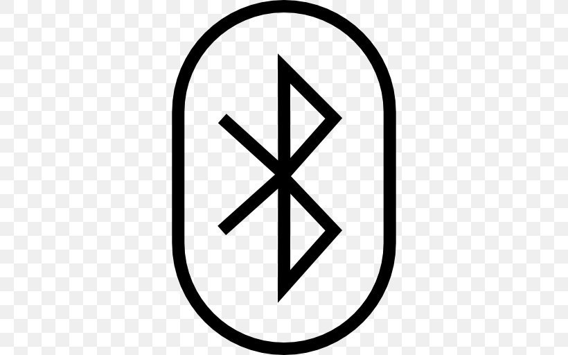 Bluetooth Icon Design Symbol Handsfree, PNG, 512x512px, Bluetooth, Area, Black And White, Brand, Handsfree Download Free
