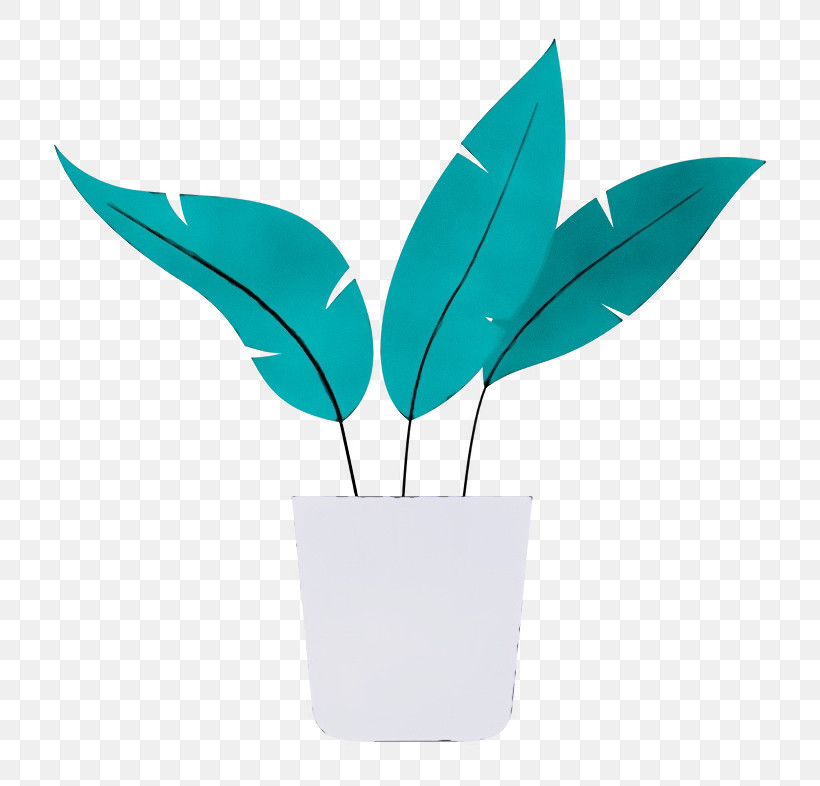 Leaf Flowerpot Turquoise Plant Biology, PNG, 800x786px, Watercolor, Biology, Flowerpot, Leaf, Paint Download Free