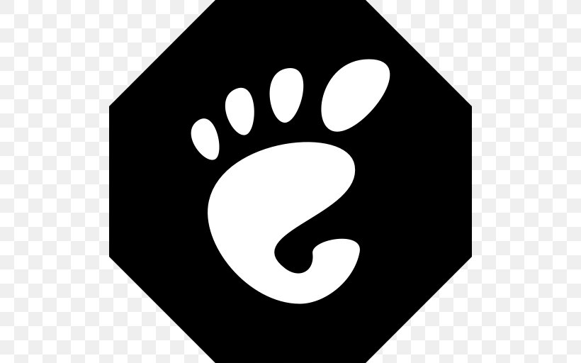 Ubuntu GNOME Ubuntu GNOME GNOME Shell Desktop Environment, PNG, 512x512px, Gnome, Antergos, Black, Black And White, Canonical Download Free