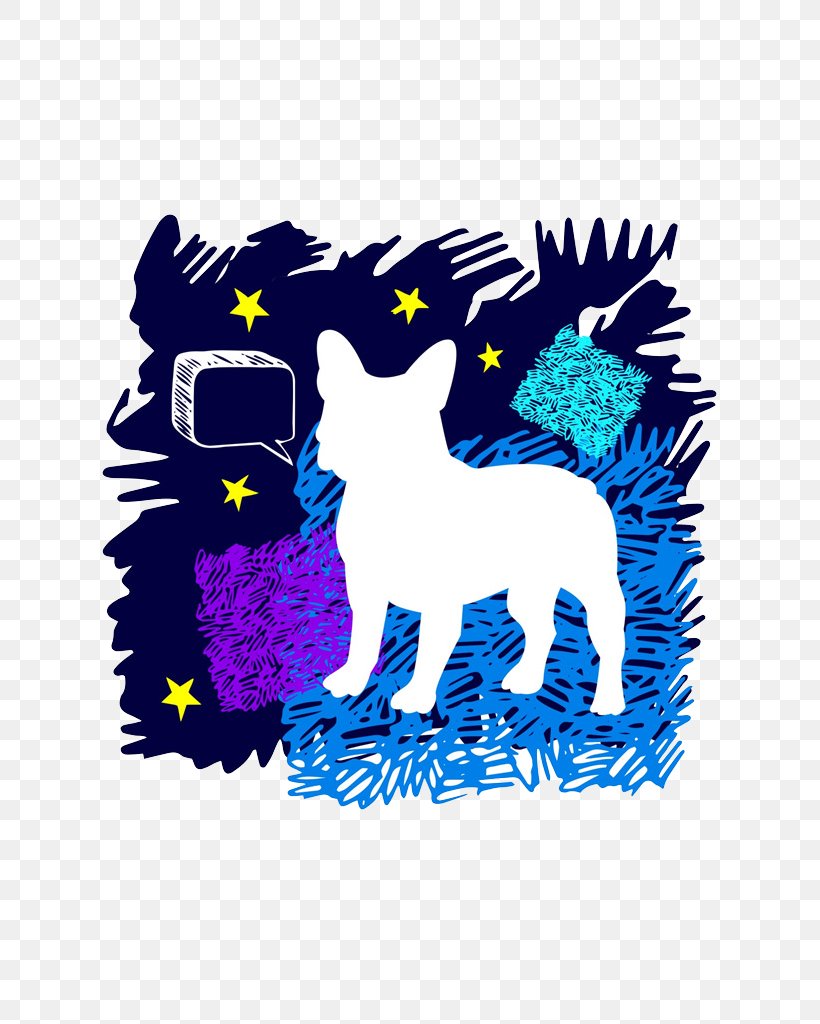 French Bulldog Puppy Illustration, PNG, 725x1024px, Bulldog, Art, Breed, Cobalt Blue, Cuteness Download Free
