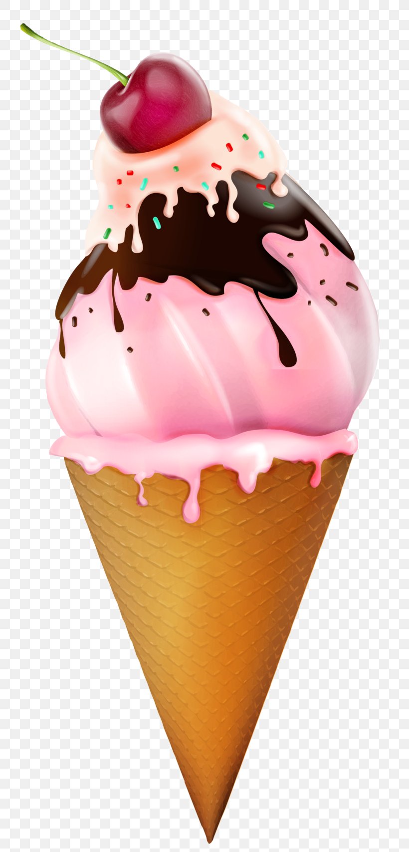 Ice Cream Cones Sundae Chocolate Ice Cream, PNG, 768x1707px, Ice Cream Cones, Cherry Ice Cream, Chocolate Ice Cream, Cream, Dairy Product Download Free