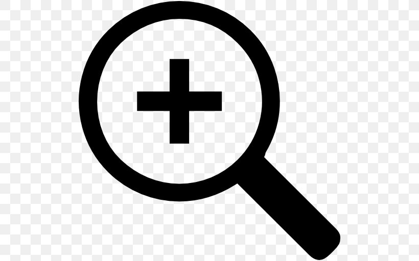 Zooming User Interface Magnifying Glass, PNG, 512x512px, Zooming User Interface, Area, Black And White, Brand, Logo Download Free