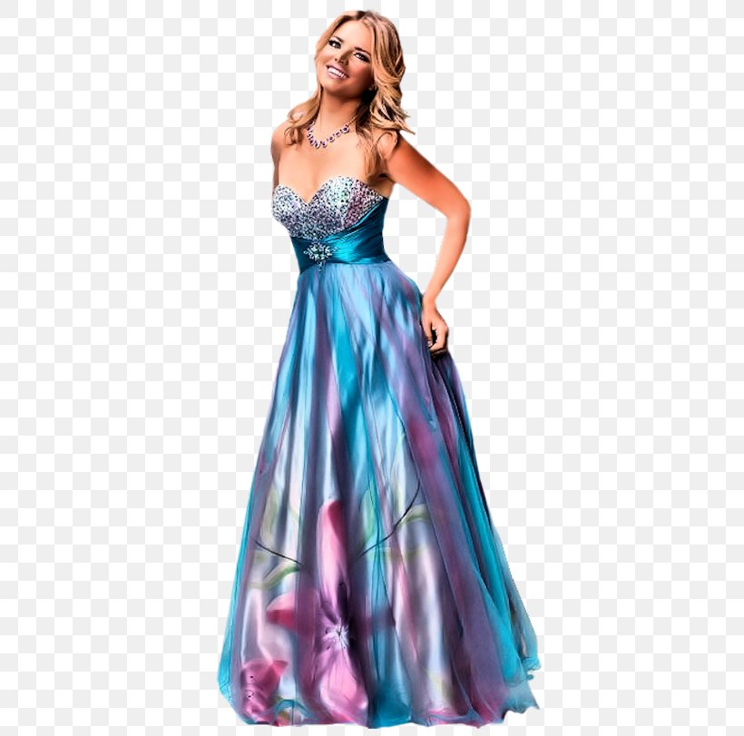 Prom Cocktail Dress Ball Gown, PNG, 398x811px, Prom, Aline, Aqua, Ball Gown, Bridal Party Dress Download Free