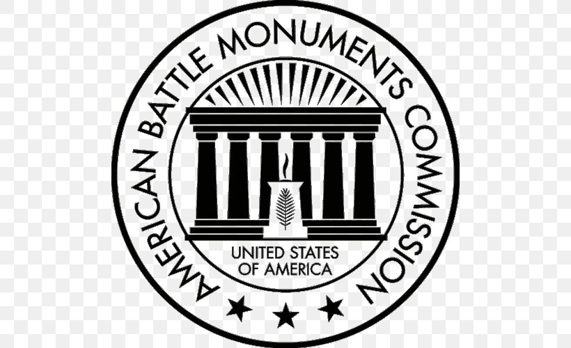 American Battle Monuments Commission World War I Federal Government Of The United States United States National Cemetery System War Grave, PNG, 500x500px, World War I, Area, Badge, Black And White, Brand Download Free
