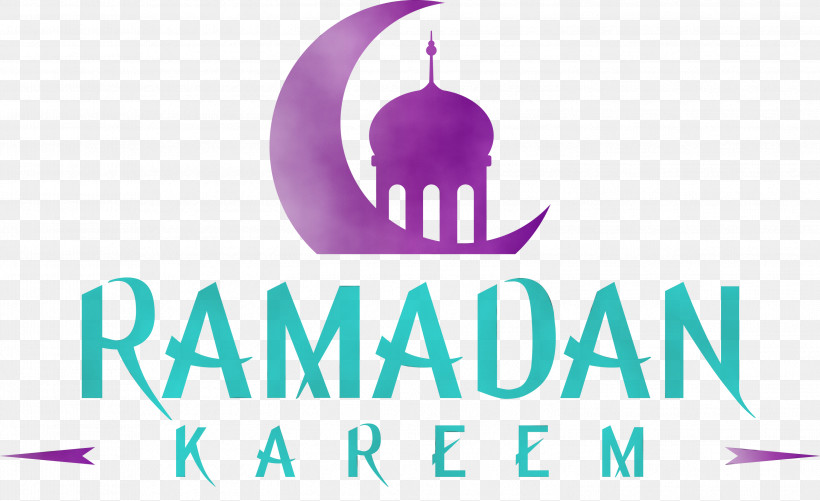 Logo Font Meter Purple M, PNG, 2999x1833px, Ramadan Kareem, Logo, M, Meter, Paint Download Free