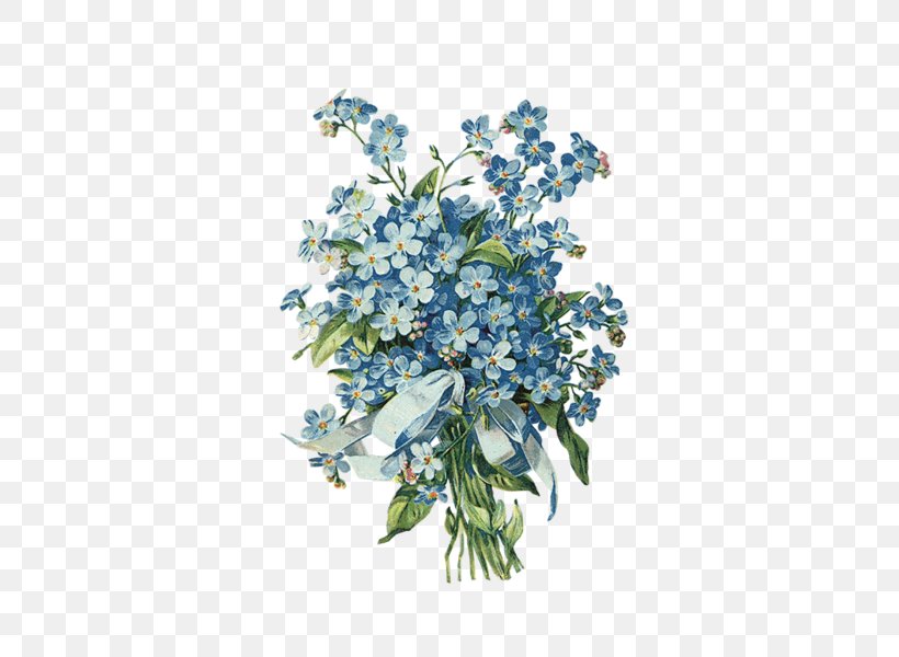 Floral Design Cut Flowers Flower Bouquet Postcard, PNG, 600x600px, Scorpion  Grasses, Antique, Art, Birth Flower, Blue