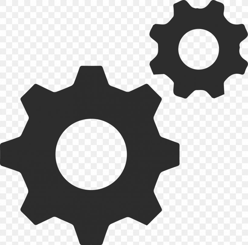 Gear Clip Art, PNG, 1716x1698px, Gear, Black And White, Gear Train, Hardware, Hardware Accessory Download Free