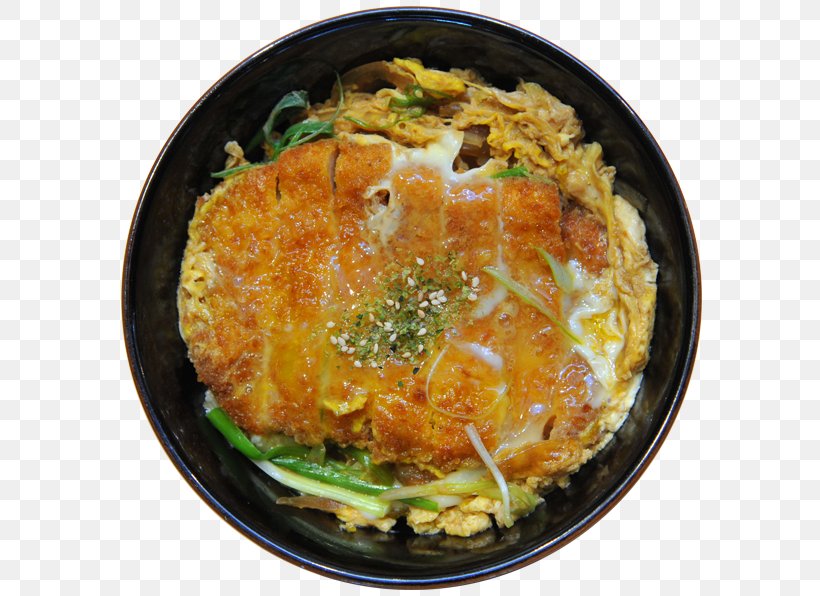 Katsudon Donburi Japanese Cuisine Tonkatsu Chicken Katsu, PNG, 590x596px, Katsudon, Asian Cuisine, Asian Food, Bowl, Chicken Katsu Download Free
