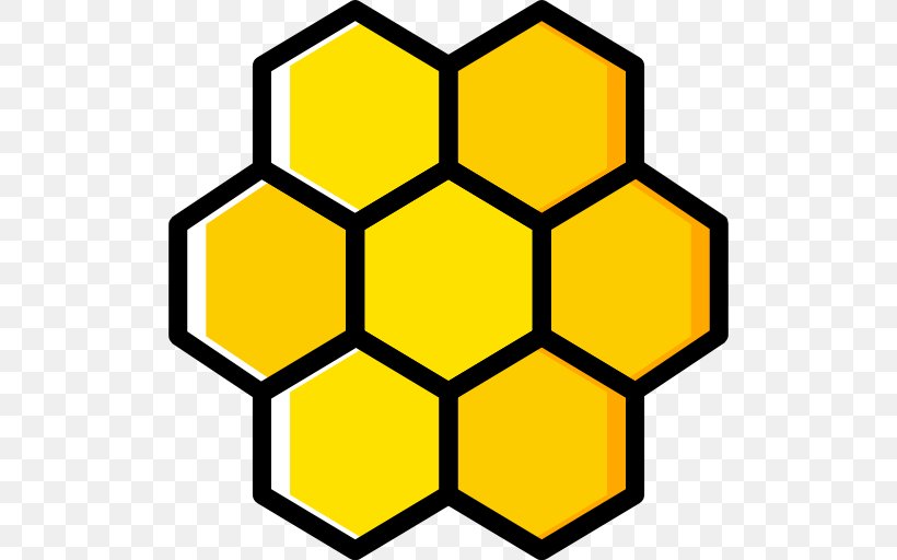 Bee Honeycomb, PNG, 512x512px, Bee, Area, Ball, Cartoon, Flat Design Download Free