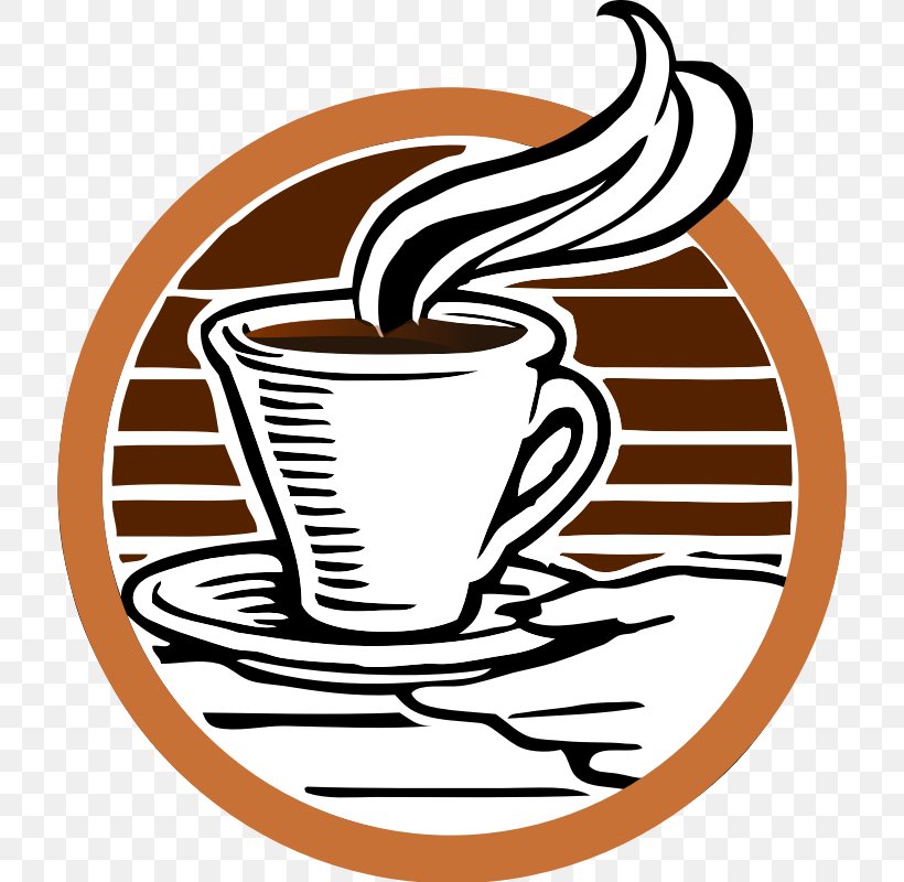 Coffee Cup Tea Cafe Clip Art, PNG, 800x800px, Coffee, Artwork, Cafe, Caffeine, Coffee Bean Download Free