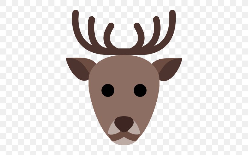 Reindeer, PNG, 512x512px, Reindeer, Antler, Christmas, Deer, Head Download Free