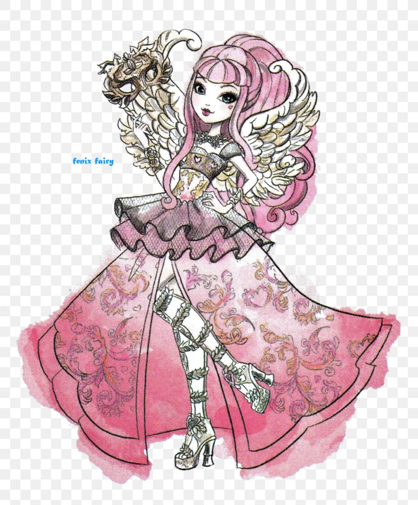 Ever After High: Thronecoming Reusable Sticker Book YouTube Character Doll, PNG, 806x990px, Ever After High, Art, Character, Costume Design, Cupid Download Free