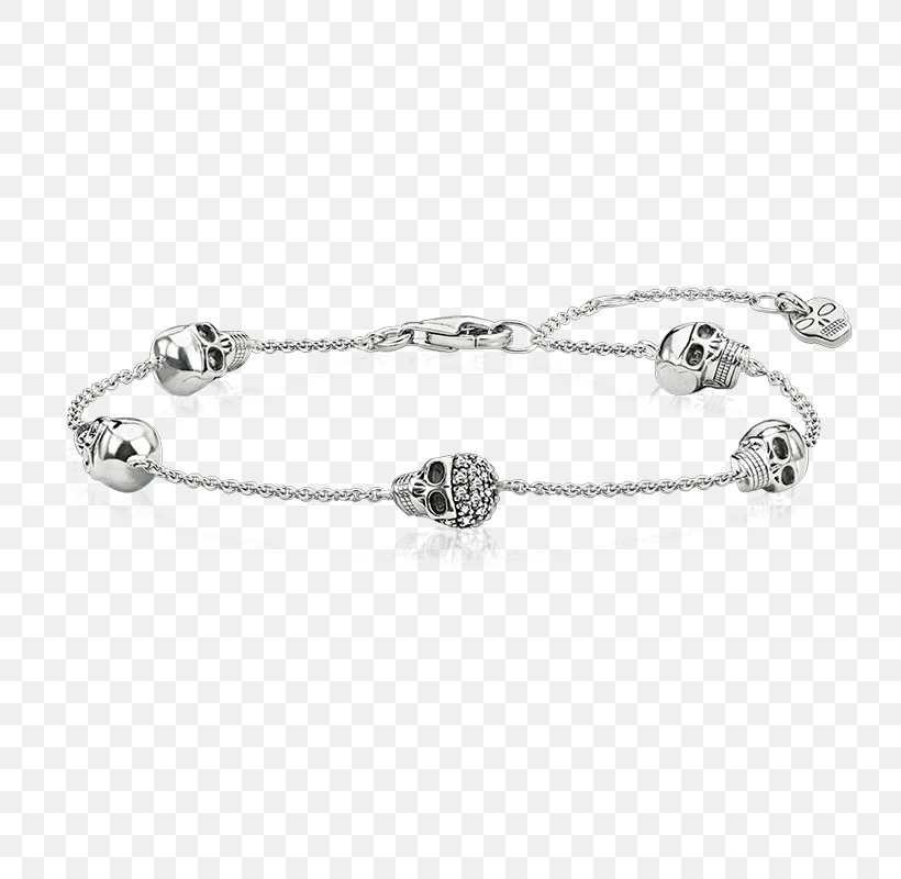 Bracelet Sterling Silver Thomas Sabo Diamond, PNG, 800x800px, Bracelet, Body Jewelry, Chain, Charm Bracelet, Diamond Download Free