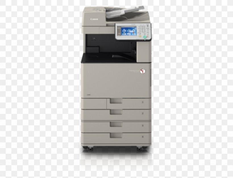 Photocopier Multi-function Printer Canon Printing, PNG, 870x664px, Photocopier, Automatic Document Feeder, Canon, Color, Drawer Download Free