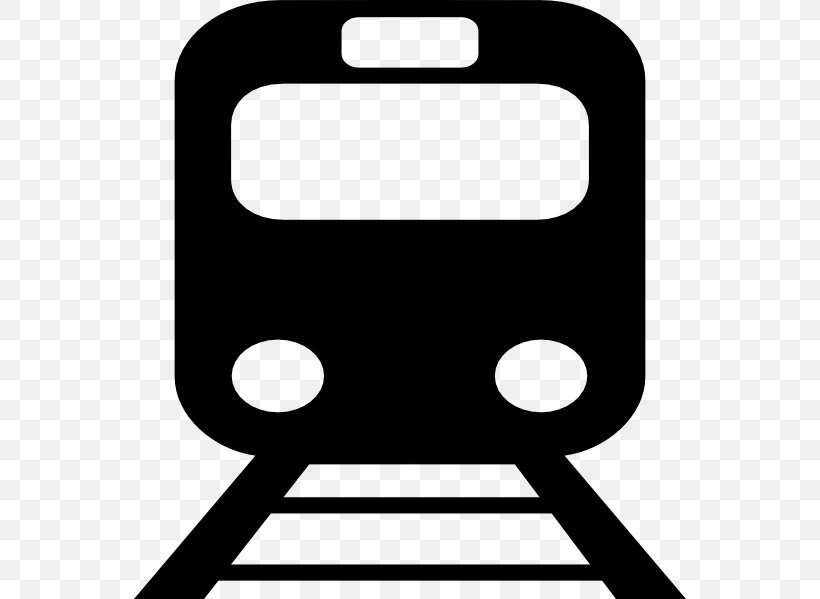 Rapid Transit Train Rail Transport Clip Art, PNG, 552x599px, Rapid Transit, Black, Black And White, Commuter Station, Rail Transport Download Free