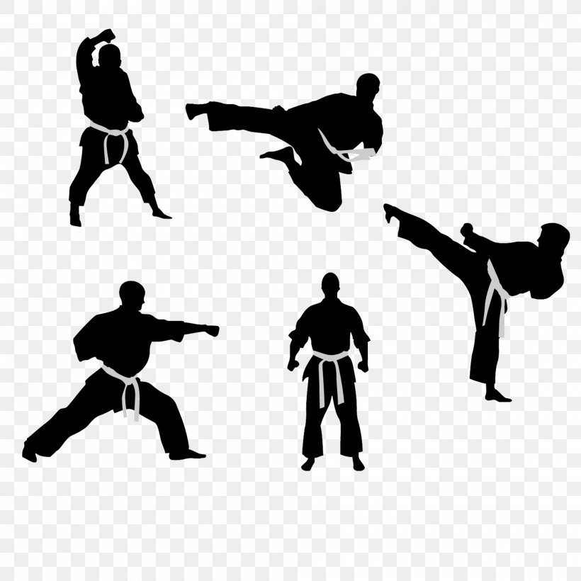 Taekwondo Karate Kick Martial Arts, PNG, 2000x2000px, Taekwondo, American Football, Black And White, Combat Sport, Dan Download Free