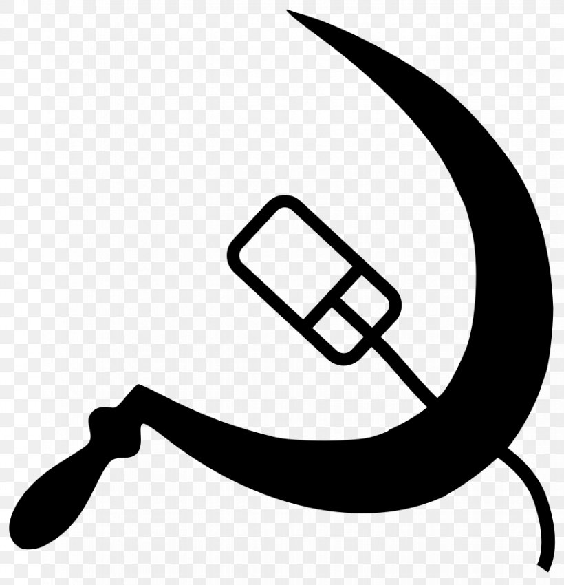 Hammer And Sickle Clip Art, PNG, 868x900px, Sickle, Black And White, Communism, Free Content, Hammer And Sickle Download Free