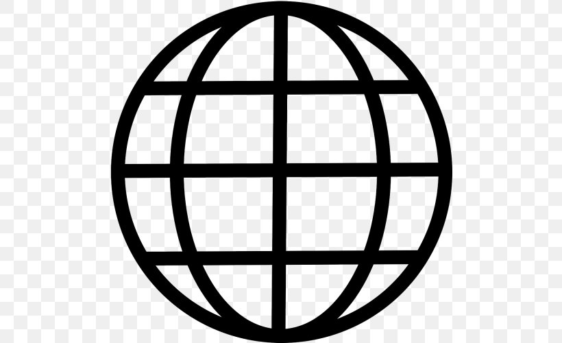 World Globe Download Clip Art, PNG, 500x500px, World, Area, Ball, Black And White, Computer Download Free