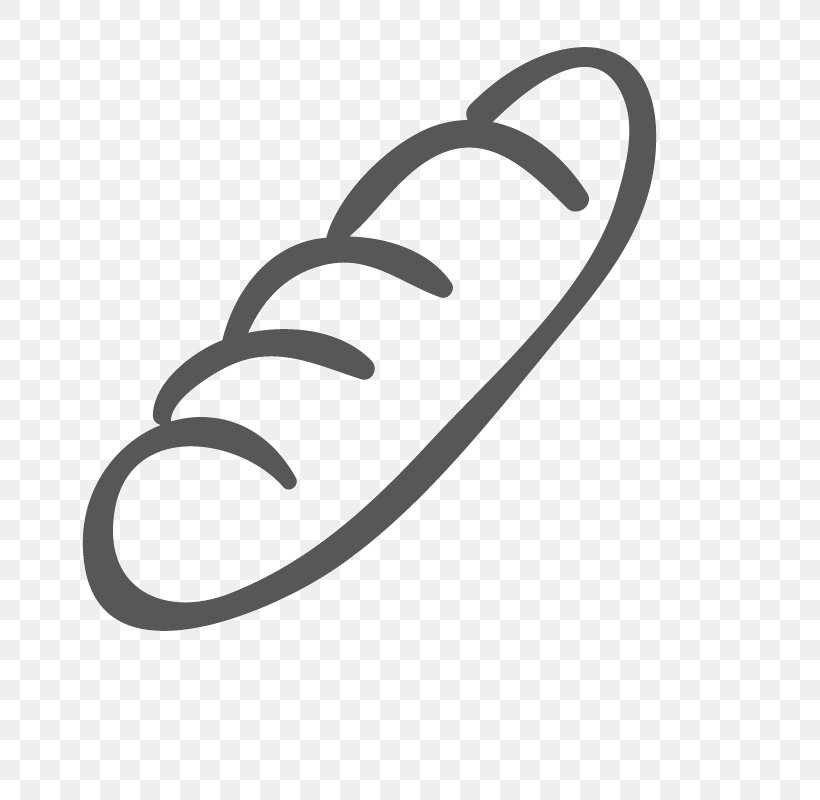 Baguette Hot Dog Bread Food Icon, PNG, 800x800px, Baguette, Black And White, Brand, Bread, Food Download Free