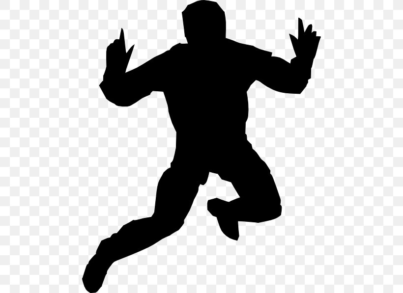 Jumping Clip Art, PNG, 486x597px, Jumping, Arm, Black, Black And White, Drawing Download Free