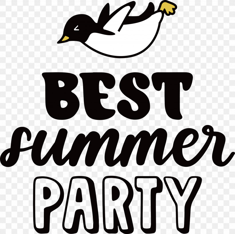 Best Summer Party Summer, PNG, 3000x2995px, Summer, Beak, Birds, Black, Black And White Download Free