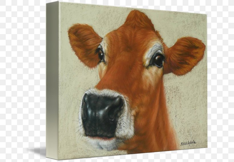 Dairy Cattle Calf Painting, PNG, 650x570px, Dairy Cattle, Calf, Cattle, Cattle Like Mammal, Dairy Download Free