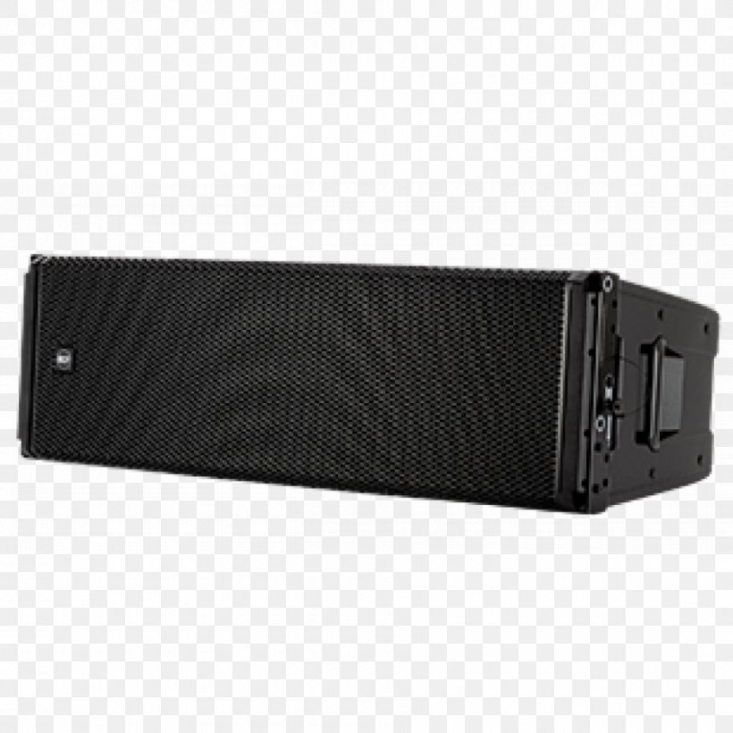Line Array Loudspeaker Powered Speakers RCF Public Address Systems, PNG, 900x900px, Line Array, Black, Hardware, Loudspeaker, Loudspeaker Enclosure Download Free