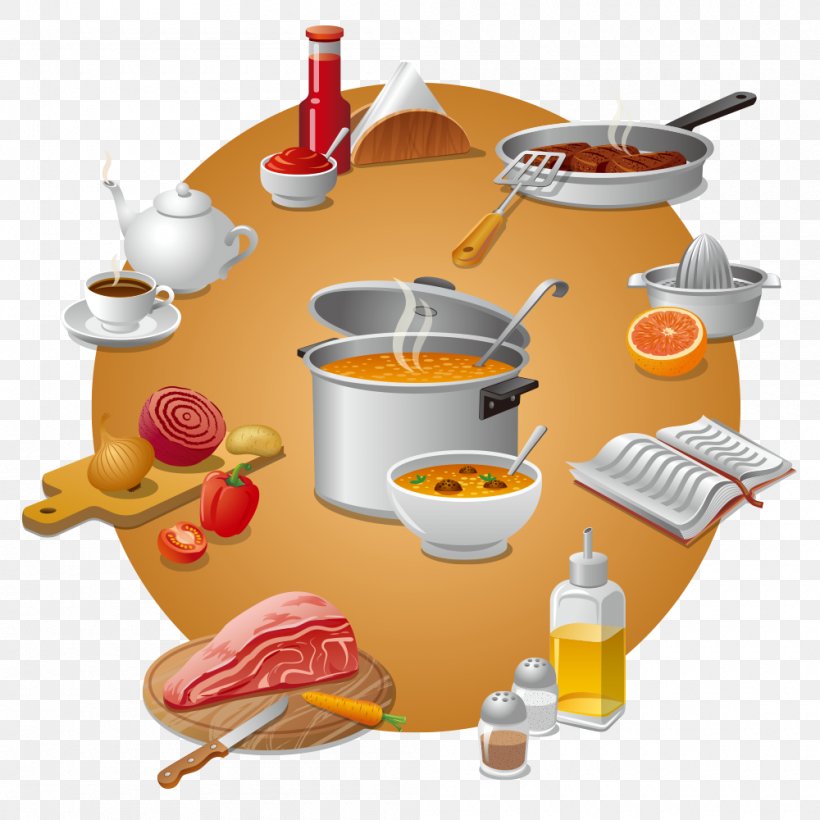 Royalty-free Illustration, PNG, 1000x1000px, Royaltyfree, Cook, Cookware And Bakeware, Cuisine, Dish Download Free
