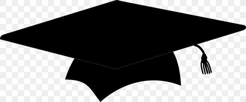 Square Academic Cap Graduation Ceremony Clip Art, PNG, 2000x829px, Square Academic Cap, Academic Dress, Black, Black And White, Cap Download Free