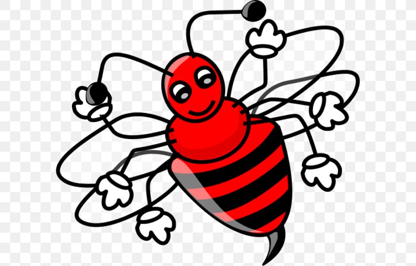 Honey Bee Cartoon Clip Art, PNG, 600x526px, Bee, Art, Artwork, Beehive, Black And White Download Free