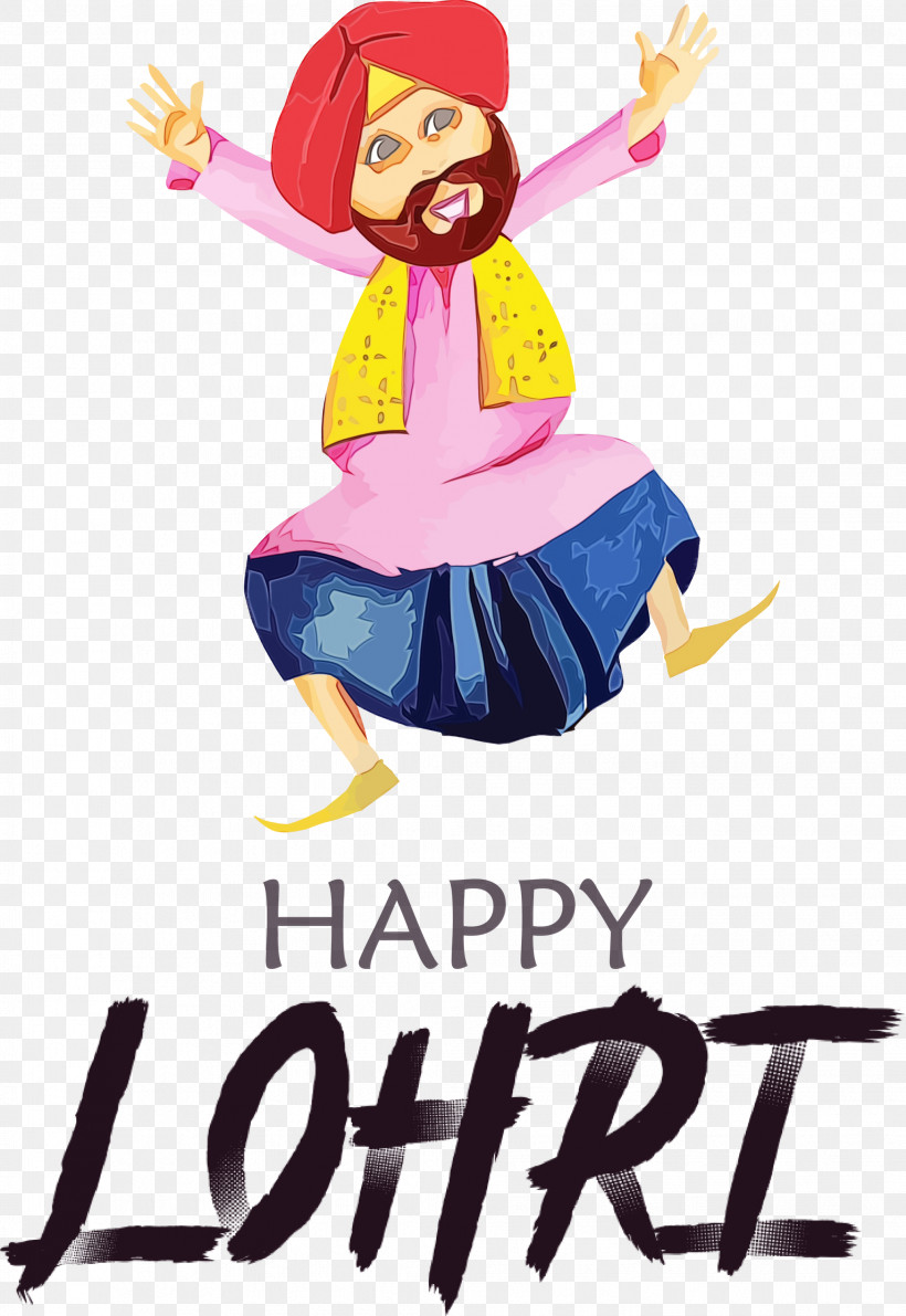 Vaisakhi, PNG, 2064x3000px, Happy Lohri, Behavior, Cartoon, Character, Costume Download Free