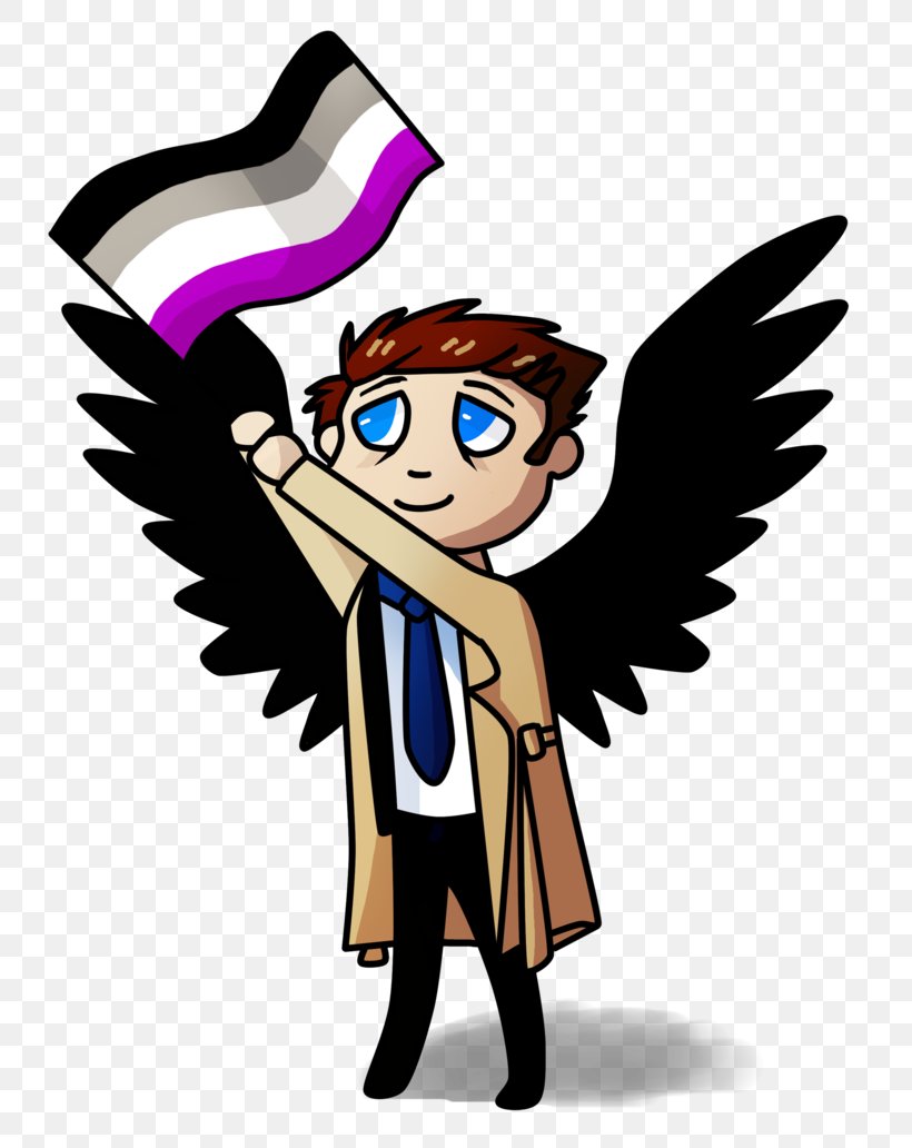 Castiel Asexuality Semana De La Conciencia Asexual, PNG, 774x1032px, Watercolor, Cartoon, Flower, Frame, Heart Download Free