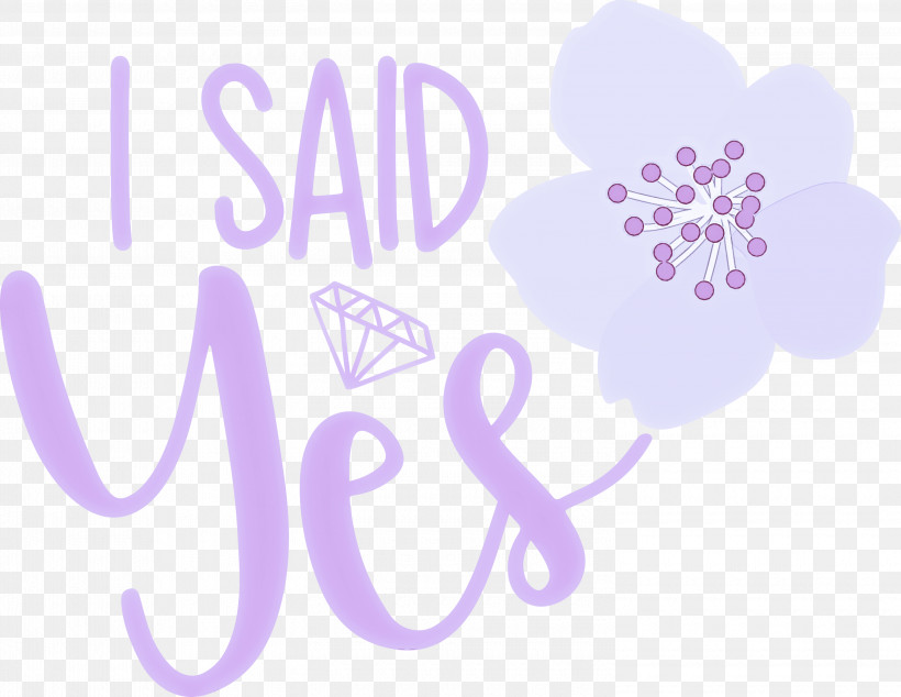 I Said Yes She Said Yes Wedding, PNG, 3000x2321px, I Said Yes, Flower, Lavender, Logo, Meter Download Free