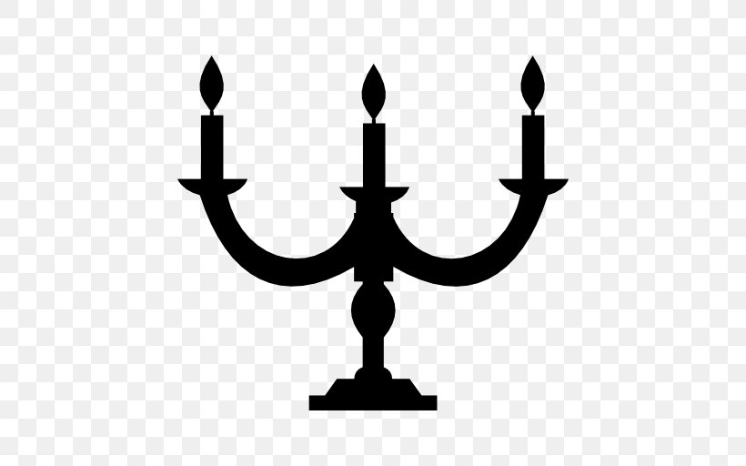 Light Candlestick Candelabra Chandelier, PNG, 512x512px, Light, Black And White, Candelabra, Candle, Candle Holder Download Free