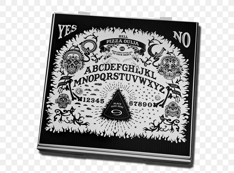 Pizza Box Ouija Humour, PNG, 621x607px, Pizza, Black, Black And White, Drawing, Ghost Download Free