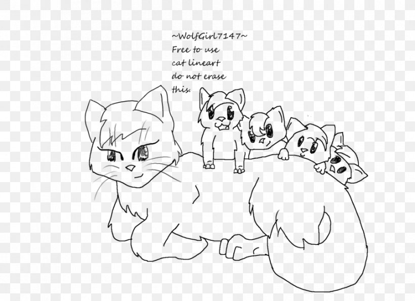 Kitten Whiskers Cat Line Art Sketch, PNG, 900x654px, Watercolor, Cartoon, Flower, Frame, Heart Download Free