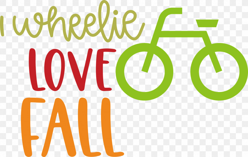 Love Fall Love Autumn I Wheelie Love Fall, PNG, 3000x1902px, Logo, Green, Happiness, Line, Meter Download Free