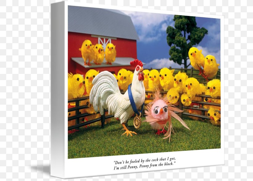 Rooster Gallery Wrap Canvas Advertising Art, PNG, 650x588px, Rooster, Advertising, Art, Canvas, Chicken Download Free