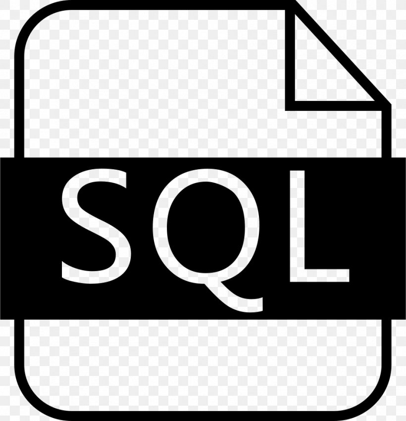 SQL Query Language, PNG, 944x980px, Sql, Area, Black And White, Brand, Column Download Free