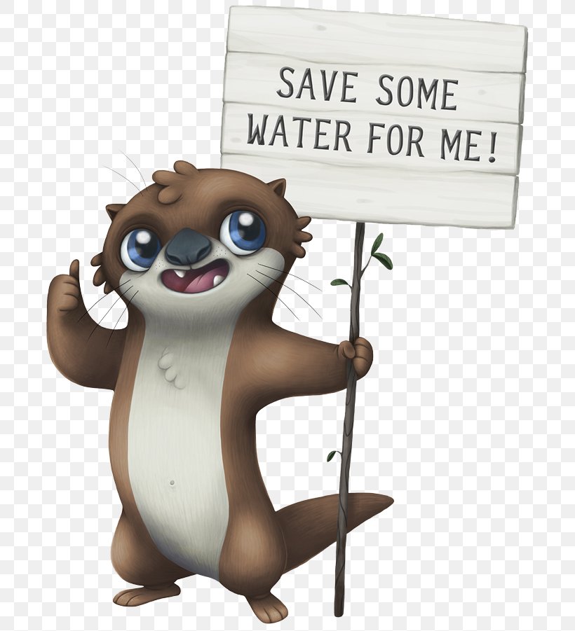 Water4Otter Water Efficiency Water Conservation, PNG, 718x901px, Otter, Animal, Animated Film, Beaver, Carnivora Download Free
