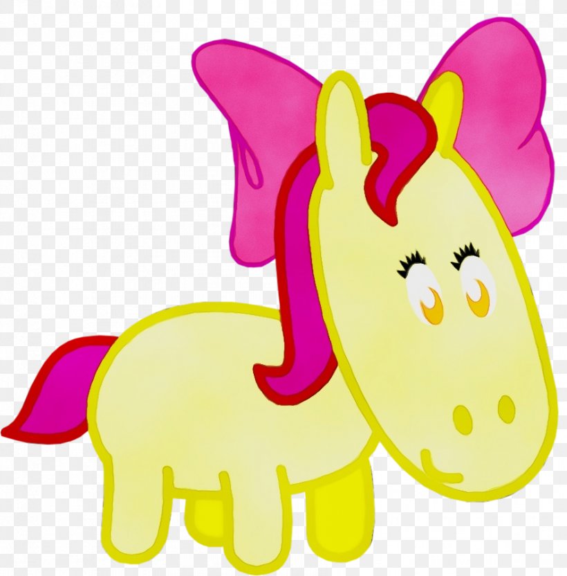 Clip Art Cartoon Pink Animal Figure, PNG, 887x900px, Watercolor, Animal Figure, Cartoon, Paint, Pink Download Free