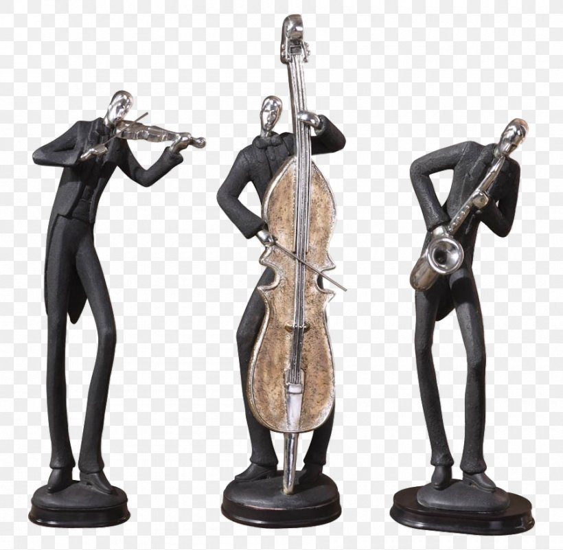 Figurine Statue Jazz Musician Sculpture, PNG, 900x880px, Watercolor, Cartoon, Flower, Frame, Heart Download Free