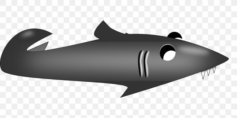 Shark Jaws Fish, PNG, 1280x640px, Shark Jaws, Automotive Design, Black, Black And White, Cartilaginous Fish Download Free